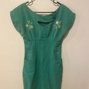 Emerald Green Bettie Page by Tatyana